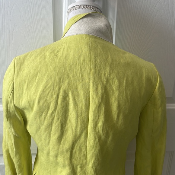 J. Crew schoolboy blazer yellow size 2 - Picture 4 of 4